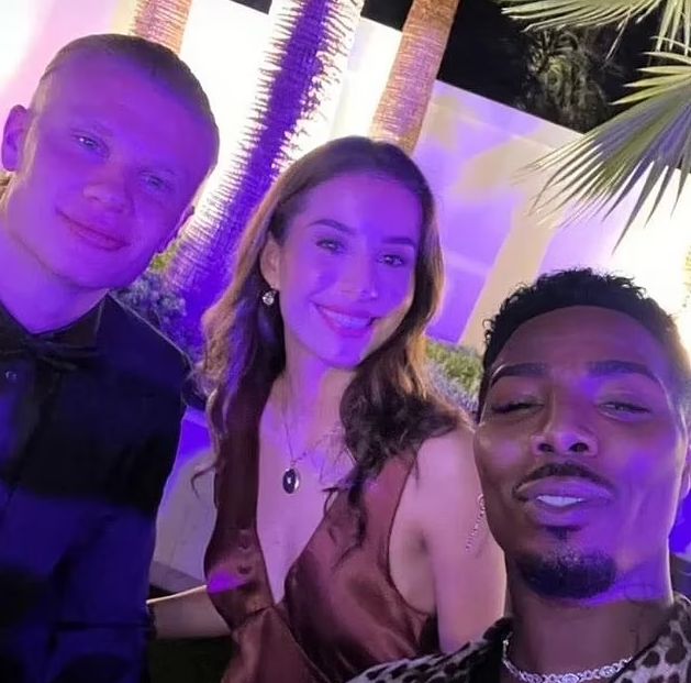 Haaland Ederson Messi Silva at New Year's Eve parties
