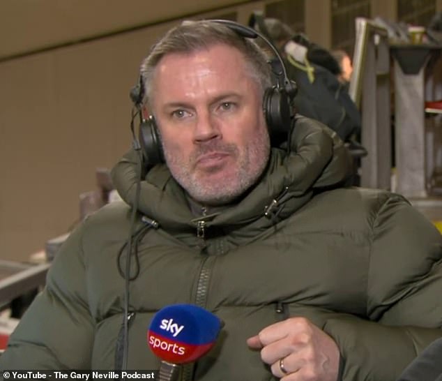 Jamie Carragher argud that 'something' is 'not right' about Liverpool's forward line this season