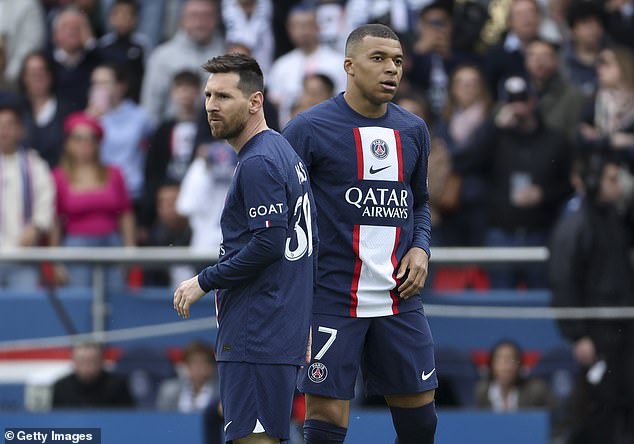Kylian Mbappe believes Lionel Messi 'didn't get the respect he deserved' while he was at PSG