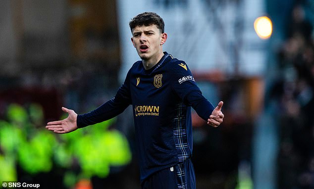 Beck made 20 appearances on loan at Dundee, but has been recalled as injury cover at Anfield