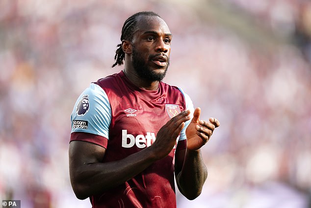 Michail Antonio could be out for up to six weeks after suffering a fresh injury setback