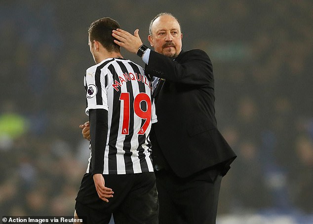 Manquillo will be reunited with former manager Rafa Benitez, who brought him to Newcastle