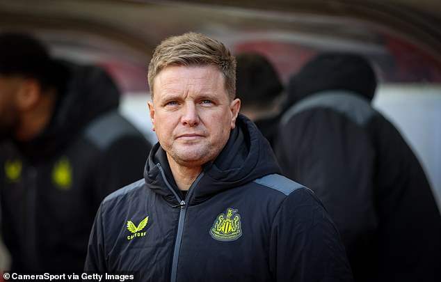 Eddie Howe has lamented the fact that Newcastle are unable to spend more in the market