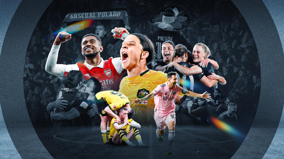 Sam Kerr, Lionel Messi, Arsenal and more provided moments of excitement and inspiration for soccer fans in 2023. (Amy Monks/Yahoo Sports)