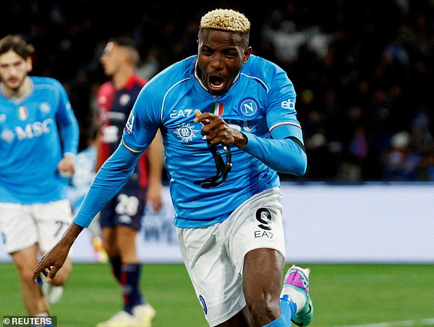 The Napoli striker has enjoyed a glittering spell in Naples but is believed to be set to move on