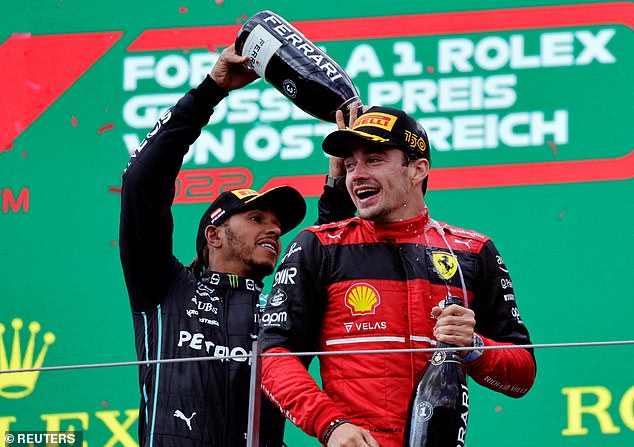 Leclerc signed a new deal with Ferrari earlier this week that will keep him at the Italian team beyond the end of the 2024 season