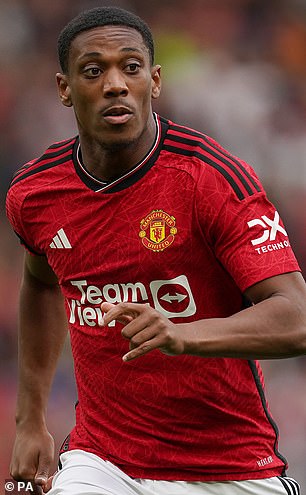 Anthony Martial is currently set to be out for 10 weeks following groin surgery
