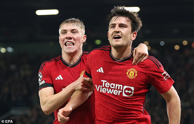 Former club captain Harry Maguire (right) has praised his forward for showing off his talents