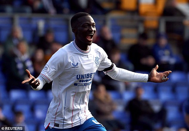 Mohamed Diomande opened the scoring on Sunday with a powerful strike after 37 minutes
