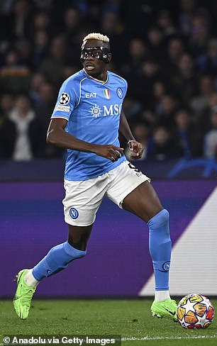 Napoli's Victor Osimhen is another forward being considered by the Gunners