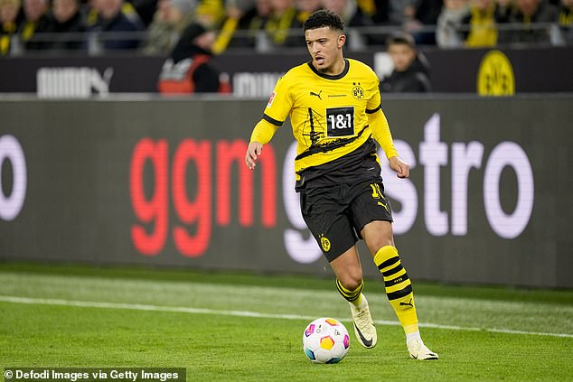 Jadon Sancho looks to be enjoying his football again after returning to Borussia Dortmund