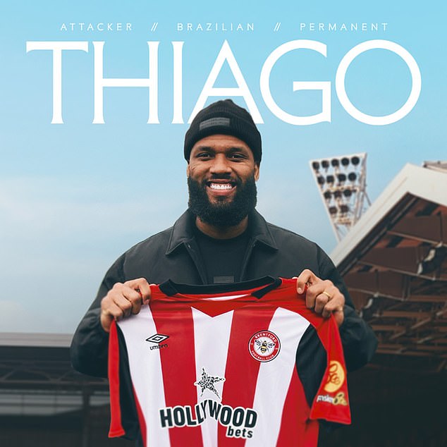 Brentford unveiled the signing of Igor Thiago on Valentine's Day, but he will replace Ivan Toney in the summer