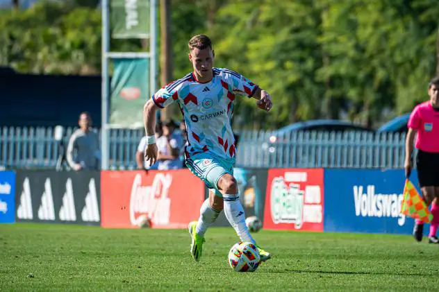 Chicago Fire FC's Fabian Herbers in action