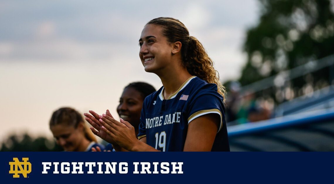 Gaetino Named ACC Scholar Athlete of the Year – Notre Dame Fighting Irish – Official Athletics Website