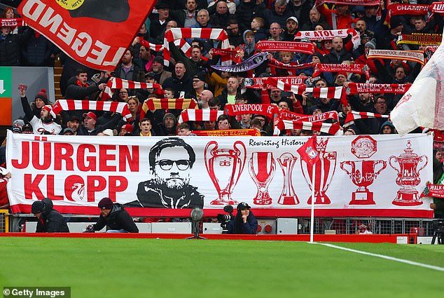 The news has floored Liverpool fans, who paid tribute to the German ahead of their FA Cup clash with Norwich at Anfield on Sunday