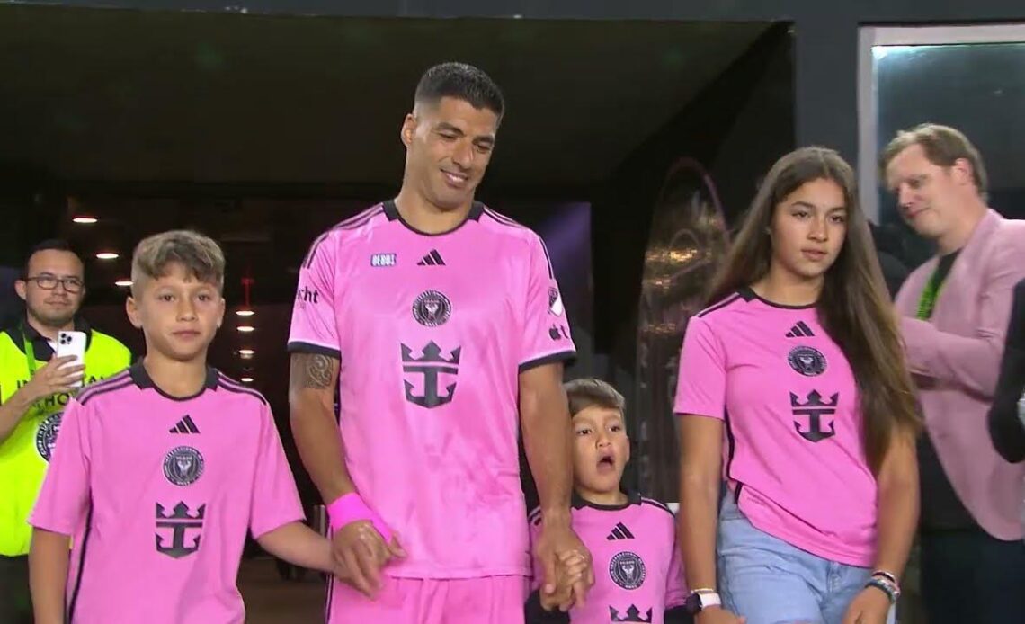 Luis Suárez Officially Introduced to Inter Miami in Season Opener