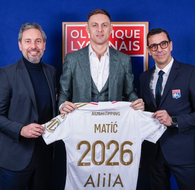 Lyon have confirmed the signing of Nemanja Matic from Rennes on a deal until 2026