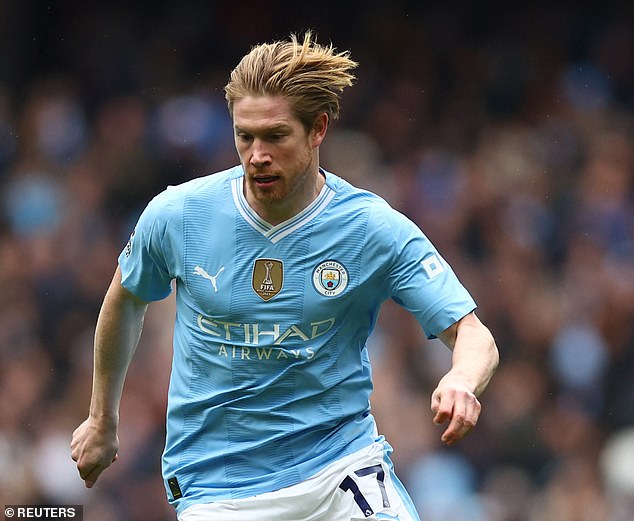 Manchester City are set to receive bids from Saudi Pro League clubs for Kevin De Bruyne