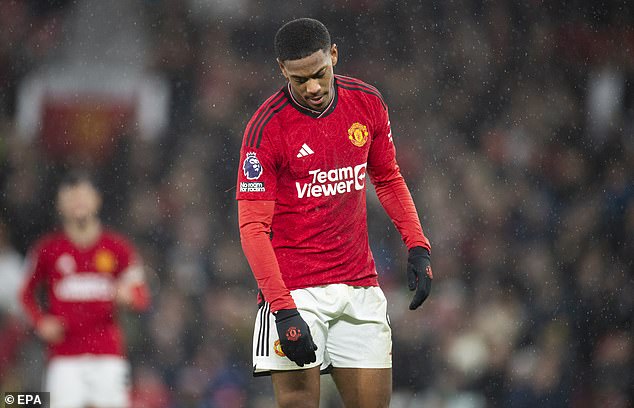 Martial will miss ten weeks of action after undergoing surgery to resolve a groin issue