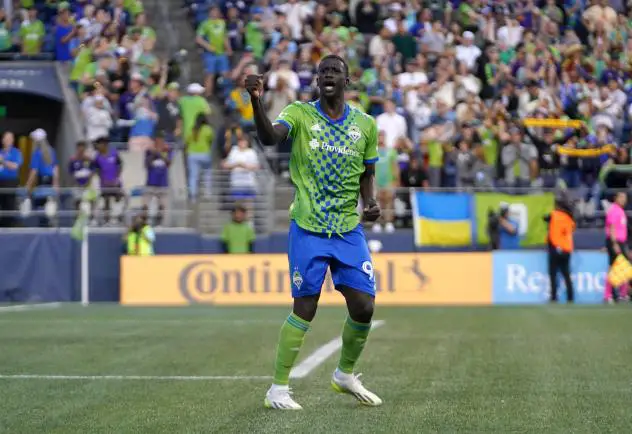 Defender Abdoulaye Cissoko with Sounders FC