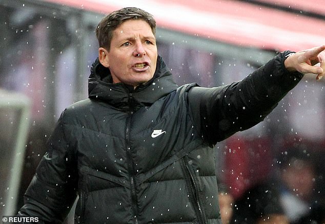 He has been replaced by former Eintracht Frankfurt manager Oliver Glasner (pictured)