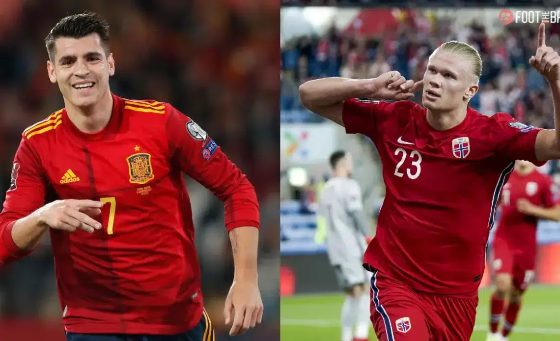 Spain national football team vs Norway national football team stats