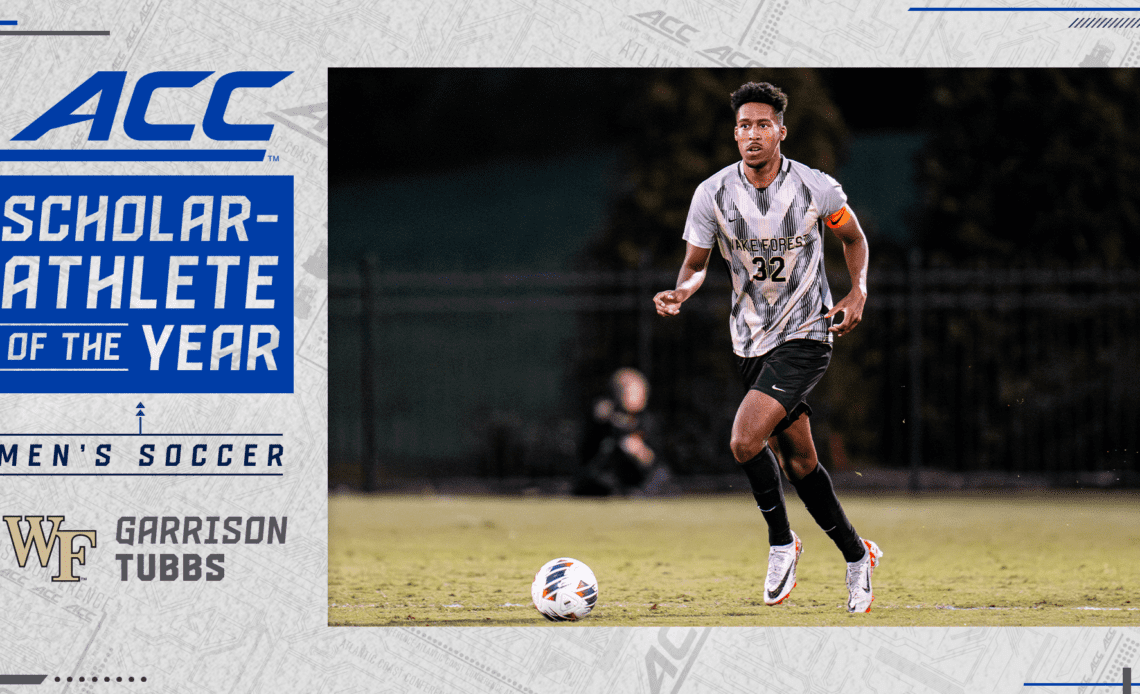Wake Forest’s Tubbs Leads 2023 All-ACC Academic Men’s Soccer Team
