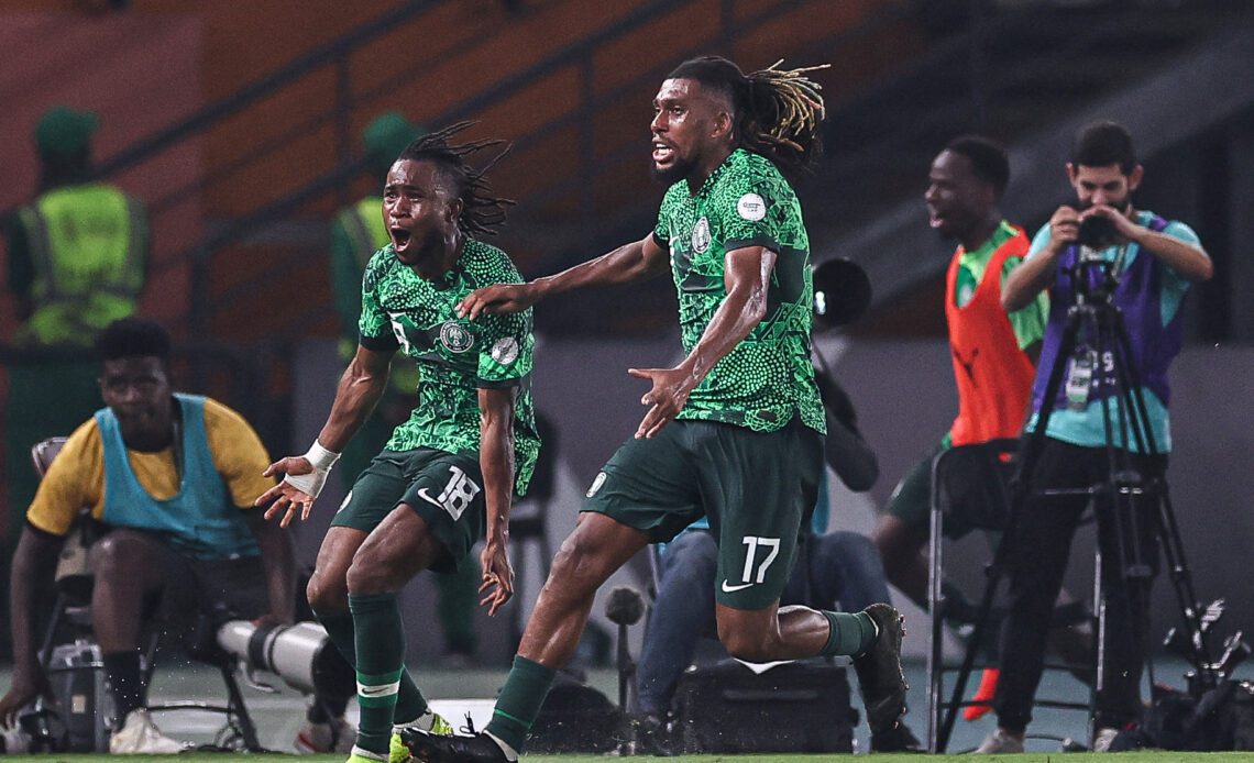 Watch: Nigeria's captain silences the home nation with a superb header