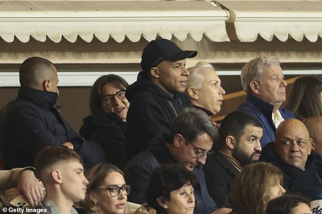 He duly watched the second-half from the stands rather than with his team-mates