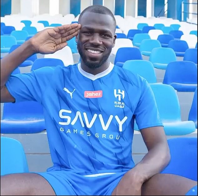 Chelsea sold three players, including Kalidou Koulibaly (pictured) to Saudi Arabia last year