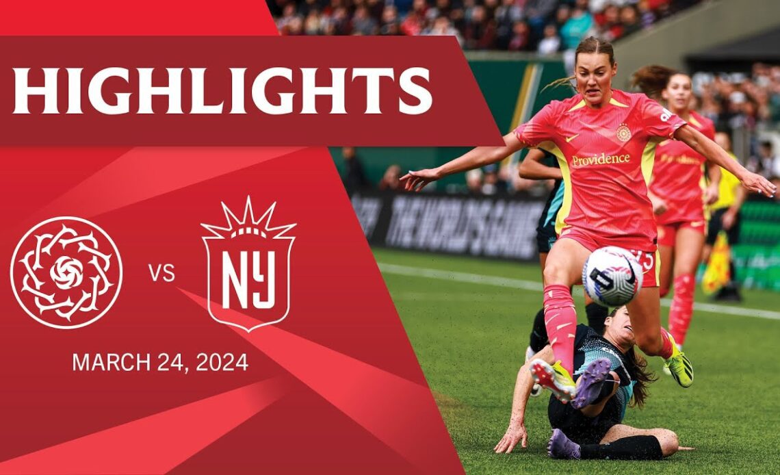 Highlights | Portland Thorns FC vs. NJ NY Gotham FC | March 24, 2024