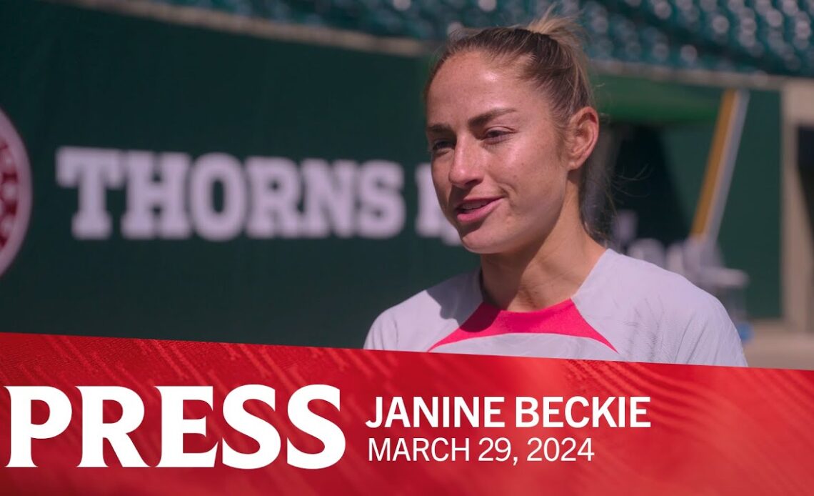 Janine Beckie on her return, facing Louisville and Canada call-up