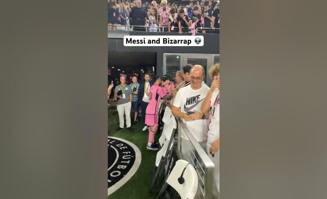 Messi shows love to Bizarrap after win 🇦🇷 #shorts #messi #bizarrap