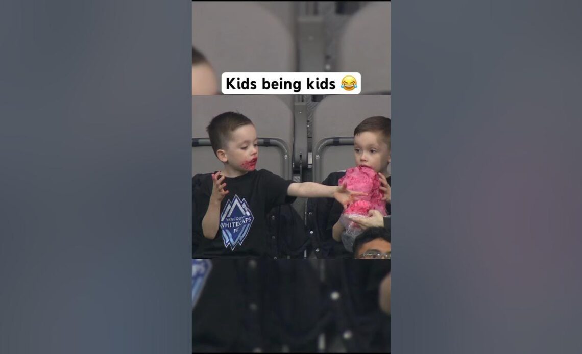 Twins are loving that cotton candy 😂 #shorts #funny #cute