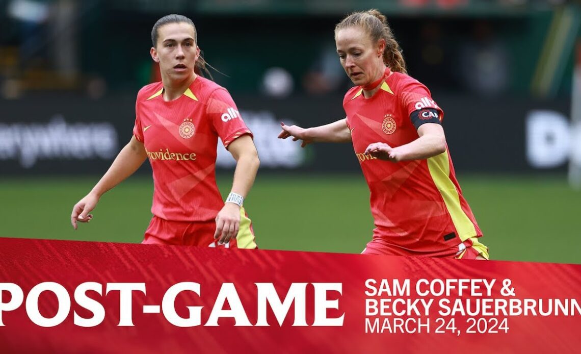 "I thought we played a good game – we were dangerous" | Coffey and Sauerbrunn reflect on loss