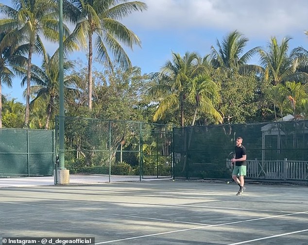 A video of De Gea playing tennis attracted the attention of world number four Daniil Medvedev