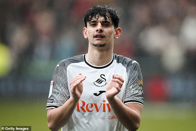Patino has spent the season on loan at Swansea as he aimed to prove his worth to Arsenal