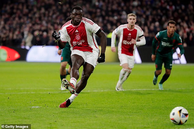 Ajax striker Brian Brobbey has been linked with Manchester United since ten Hag took over