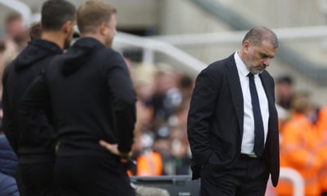 Ange Postecoglou accuses Tottenham of lacking bravery in their heavy defeat to Newcastle