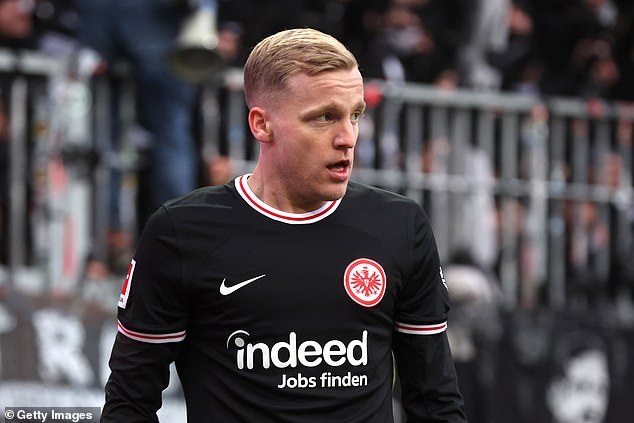 Donny van de Beek is expected to return to Man United  this summer after his loan at Frankfurt