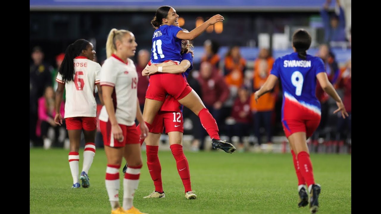 Primer Gol de Sophia Smith USWNT vs. Canada Final de SheBelieves