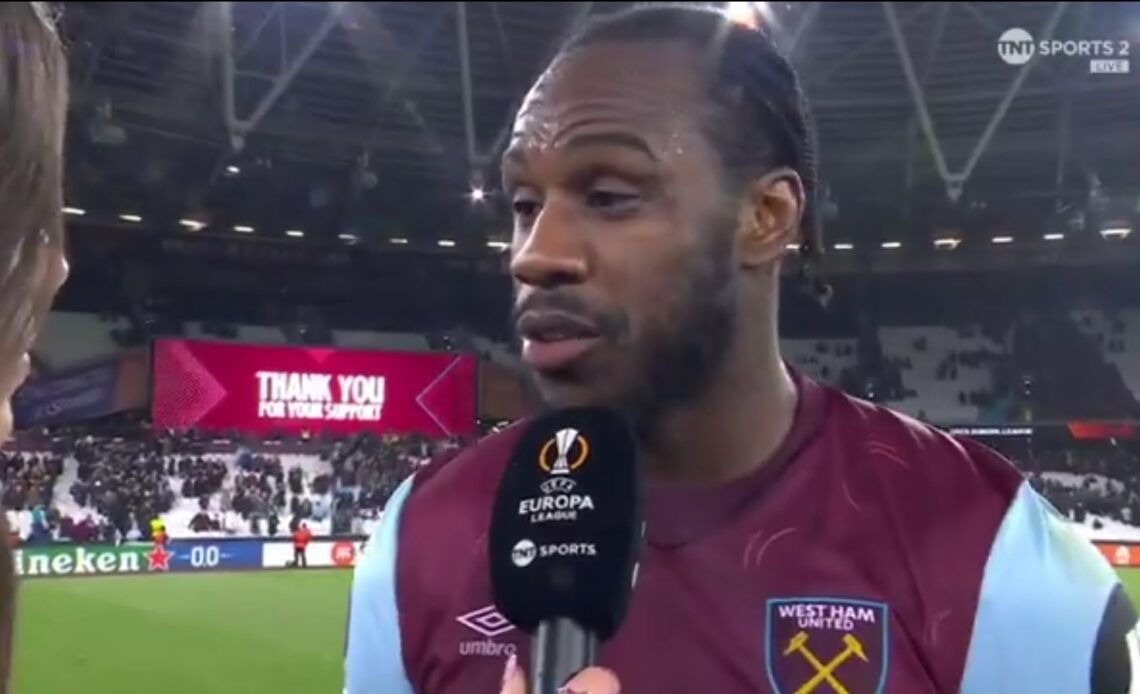 Video - Michail Antonio not happy with the officials after West Ham's Europa League exit