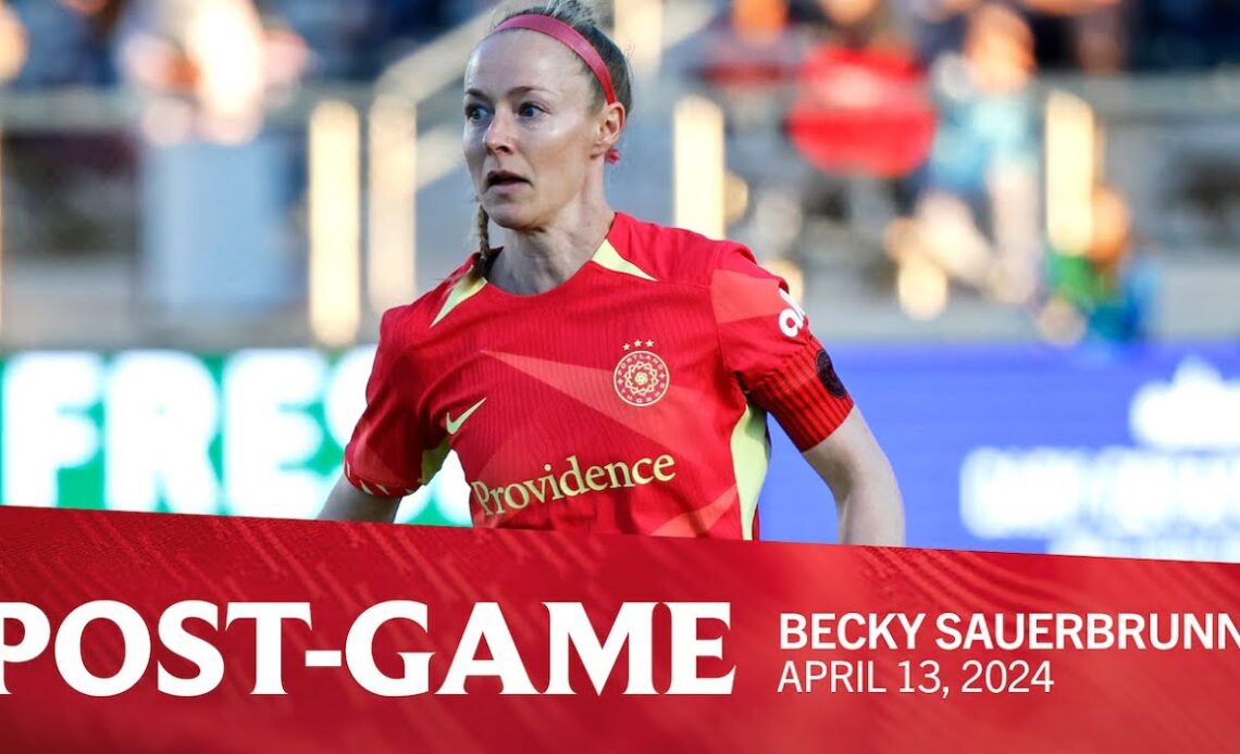 "These are things we just have to keep working on" | Becky Sauerbrunn reflects on loss to NCC