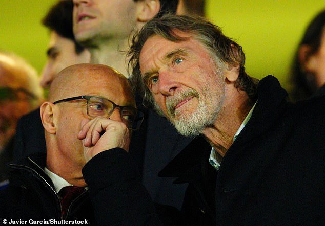 Partial owner Sir Jim Ratcliffe (right) is believed to be considering alternative candidates