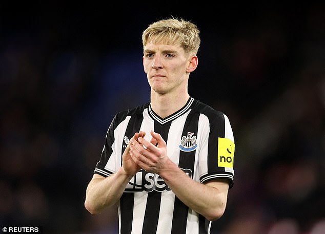 Gordon joined Newcastle from Everton for £45m in January 2023 and has become a key player