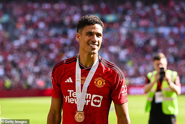 French defender Raphael Varane is set to leave Old Trafford, signing off with FA Cup success