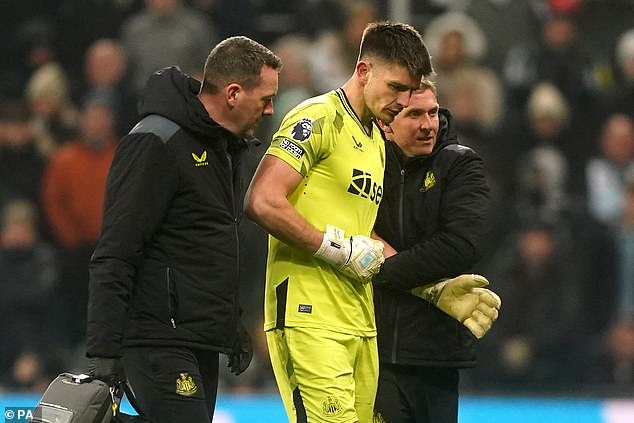 Nick Pope had one Premier League outing in 2024 due to a shoulder injury in December