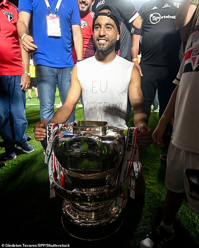Lucas Moura (pictured) won the Copa Do Brazil in September 2023 after leaving Tottenham earlier that year