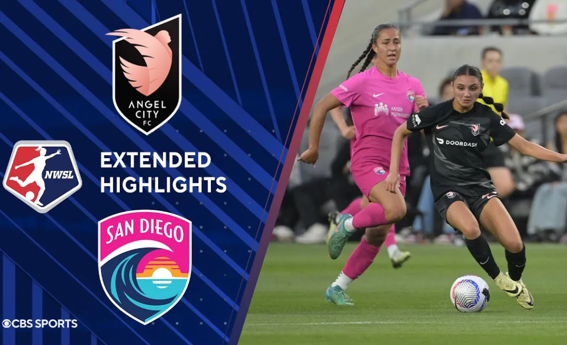 Angel City vs. San Diego Wave: Extended Highlights | NWSL I CBS Sports Attacking Third
