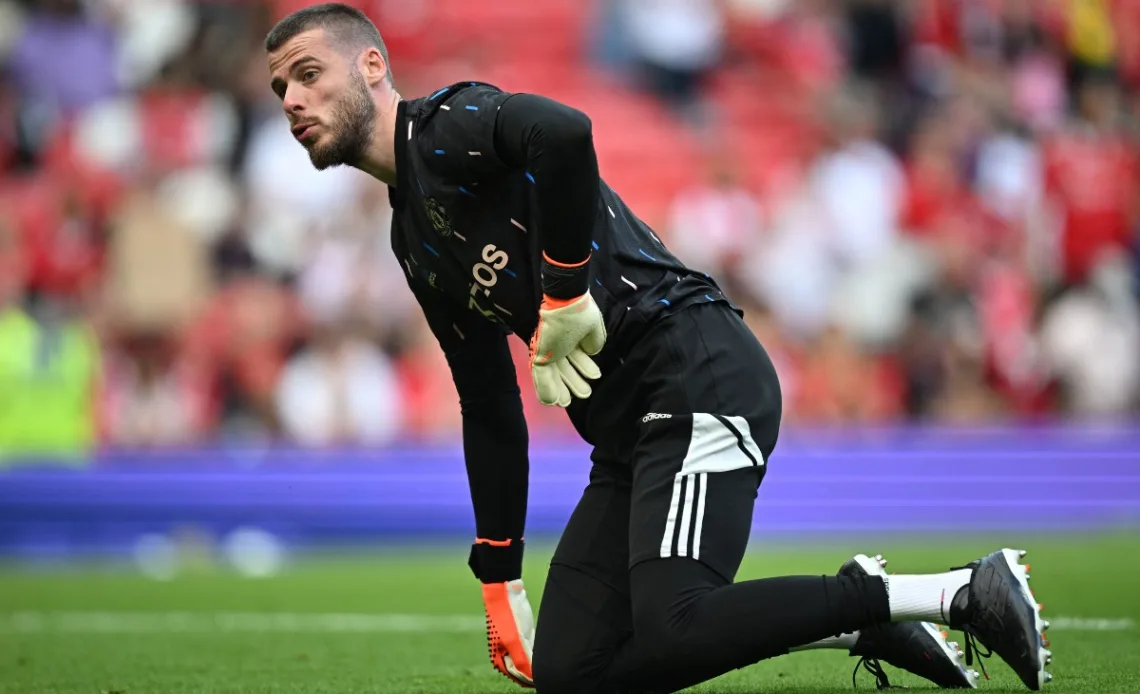 Former Manchester United goalkeeper David De Gea shows off his excellent shot-stopping skills on social media as he remains a free agent